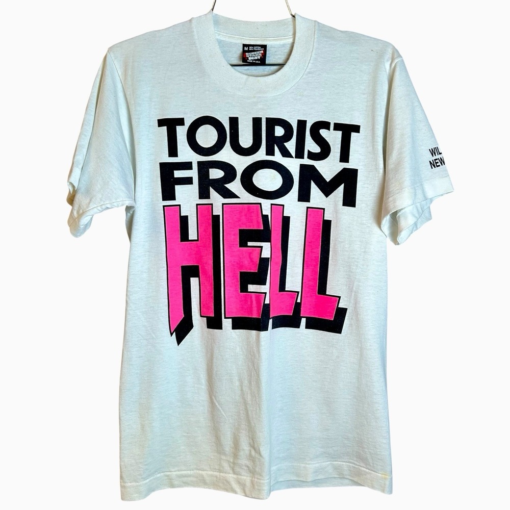 Vintage Tourist From Hell Wildwood New Jersey T-Shirt Adult Size M (Fits Small)
